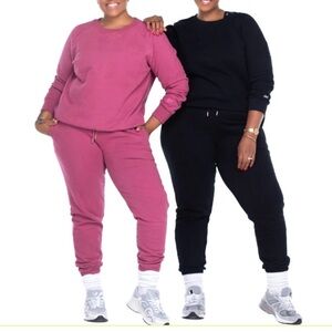 NWT FBF Body Everyday Sweatsuit-Mauve pink